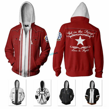 Anime Game Hoodie Sweater 3D Printing Kyo Kusanagi Terry Bogard Cosplay Costume Women Men Couple Hooded Jacket Top Clothing