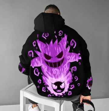 hoodie pokemon anime Gengar