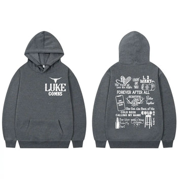 Country Singer Luke Combs Hoodie Music