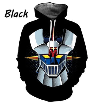 Mazinger Z Hoodie 3D Print anime multiple designs