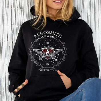 Aerosmith Rock Band Hoodie Music