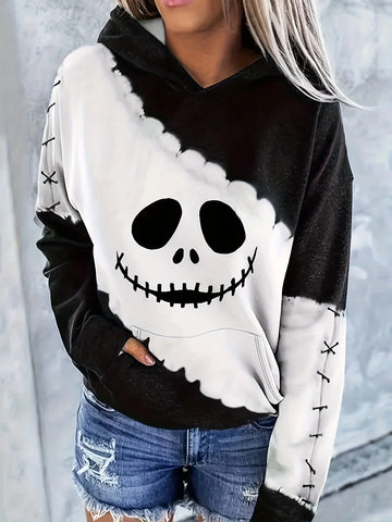 Halloween Evil Face Hoodie