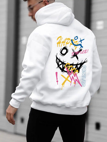 Tagged Smiley Face Hoodie Funny