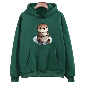 Otter Hoodie Animal Funny Cute