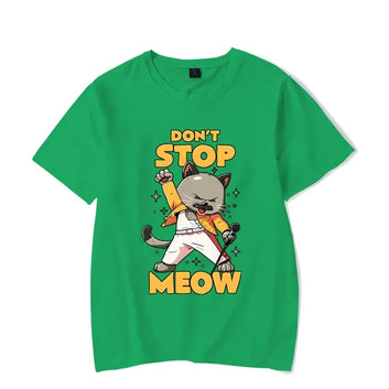 Funny Tshirt DON’T STOP MEOW