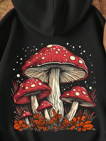 Red Mushroom Personality Hoodie