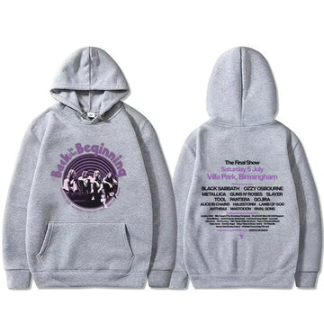 Heavy Metal Rock Band Black Sabbath and Ozzy Osbourne Back To The Beginning hoodie music