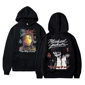 Classic Vintage Michael Jackson Graphics Hoodie music band rapper