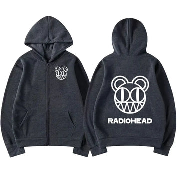 Rock Band Radiohead Zipper Hoodie music