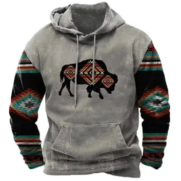 Animal Hoodie Buffalo