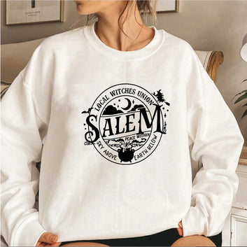 Local Witches Union Salem Sweater Halloween