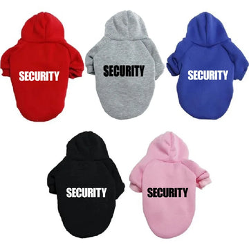 SECURITY pet hoodie