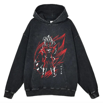 Anime Dragon Ball Hoodie Majin Vegeta