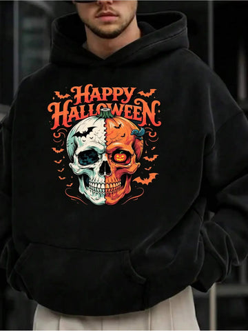 Happy Halloween Skull Hoodie