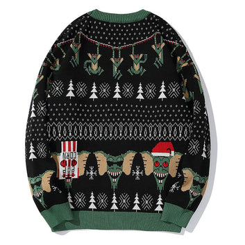 Ugly Christmas Sweater Gremlins mogwai movie funny