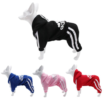 Pet Hoodie Fleece Jumpsuit