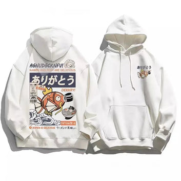 Funny Pokemon Anime Hoodie Magic Carp