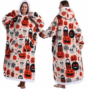 Halloween Oversized Blanket Hoodie