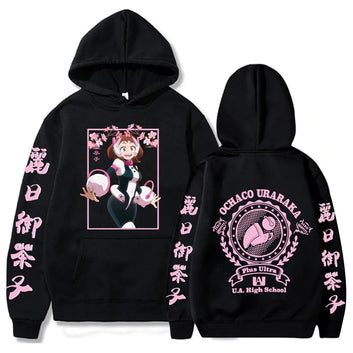 Japanese Anime Ochaco Uraraka My Hero Academia Hoodies
