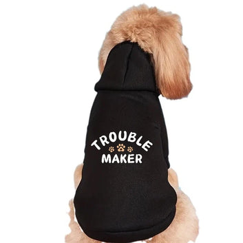 Pet hoodie Trouble Maker