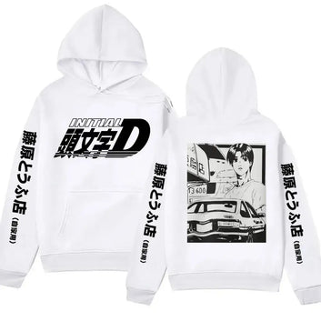 Anime Initial D AE86 Hoodie Shift Drift Cotton