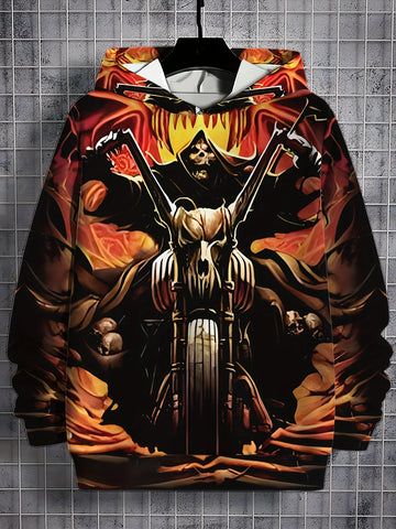 Halloween Grim Reaper motorcycle