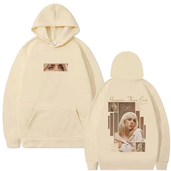 Happier Than Ever Billie Eilish Hoodie Singer Music