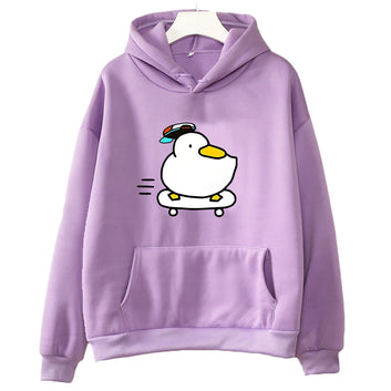 Anime Hololive Skater Shuba Duck Hoodie funny