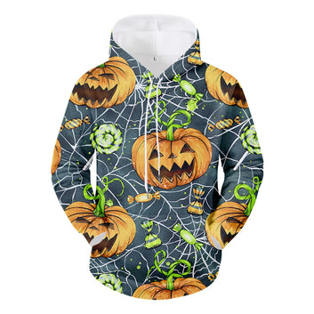Halloween Skull Pumpkin Ghost printed hoodie multiple designs
