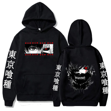 Anime Hoodie Tokyo ghoul and Attack on Titan