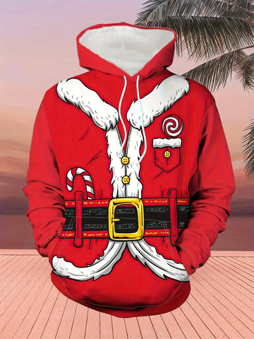3d Santa hoodie
