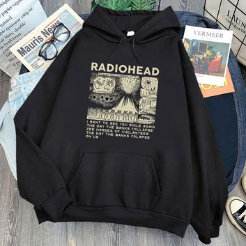 Rock band Radiohead Hoodie music