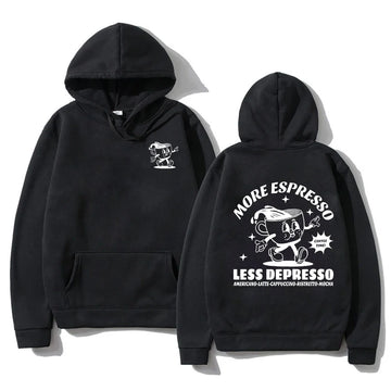 More Espresso Less Depresso Hoodie funny