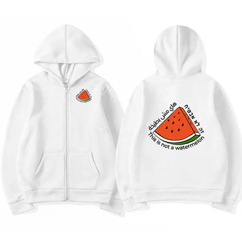 This Is Not A Watermelon Pullover Zipper Hoodie funny