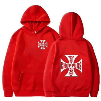 West Coast Choppers Iron Cross Logo Hoodie