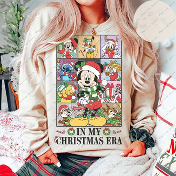 Disney Mickey Donald Duck and friends Merry Christmas Sweater