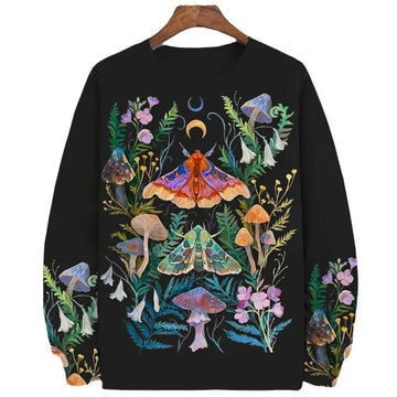 Mushroom Print sweater