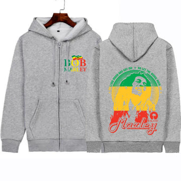 Bob Marley Zipper Hoodie