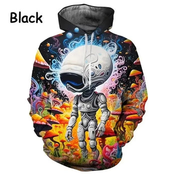 Funny Graphic Extraterrestrial UFO Hoodie