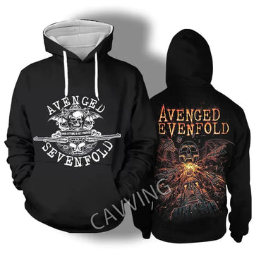 Avenged Sevenfold Rock Band Hoodie Music