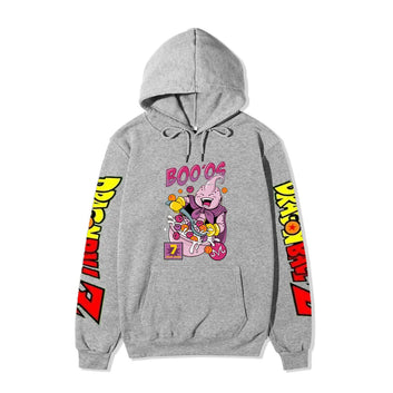 Anime Dragon Ball Funny Boo O's Cereal Hoodie