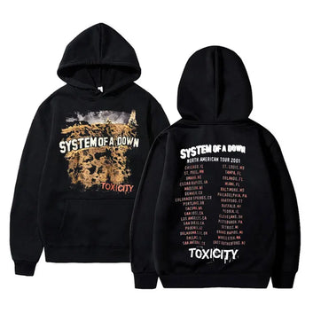 Rock Band System of A Down Toxicity Tour Hoodie music