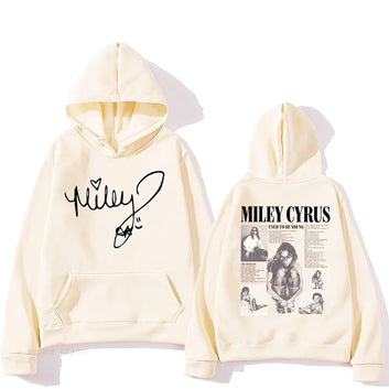 Singer Miley Cyrus Hoodie Music
