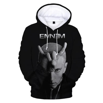 Rapper 3D Printed Eminem Hoodie music