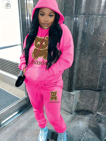 Love Bear Hoodie set