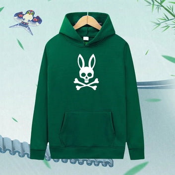 Rabbit Skull Hoodie Funny