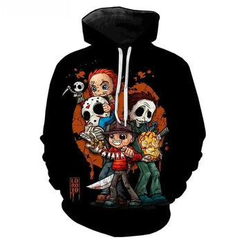Halloween Killer Horror Movie hoodie multiple designs