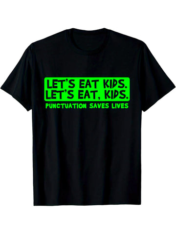 Punctuation Saves Lives Funny T-Shirt