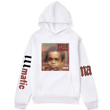 Rapper Nas Illmatic Album Cover Print Hoodies music