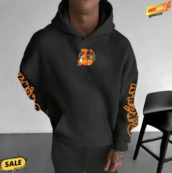 Pokemon Hoodie Charmander Evolution Anime Cartoon